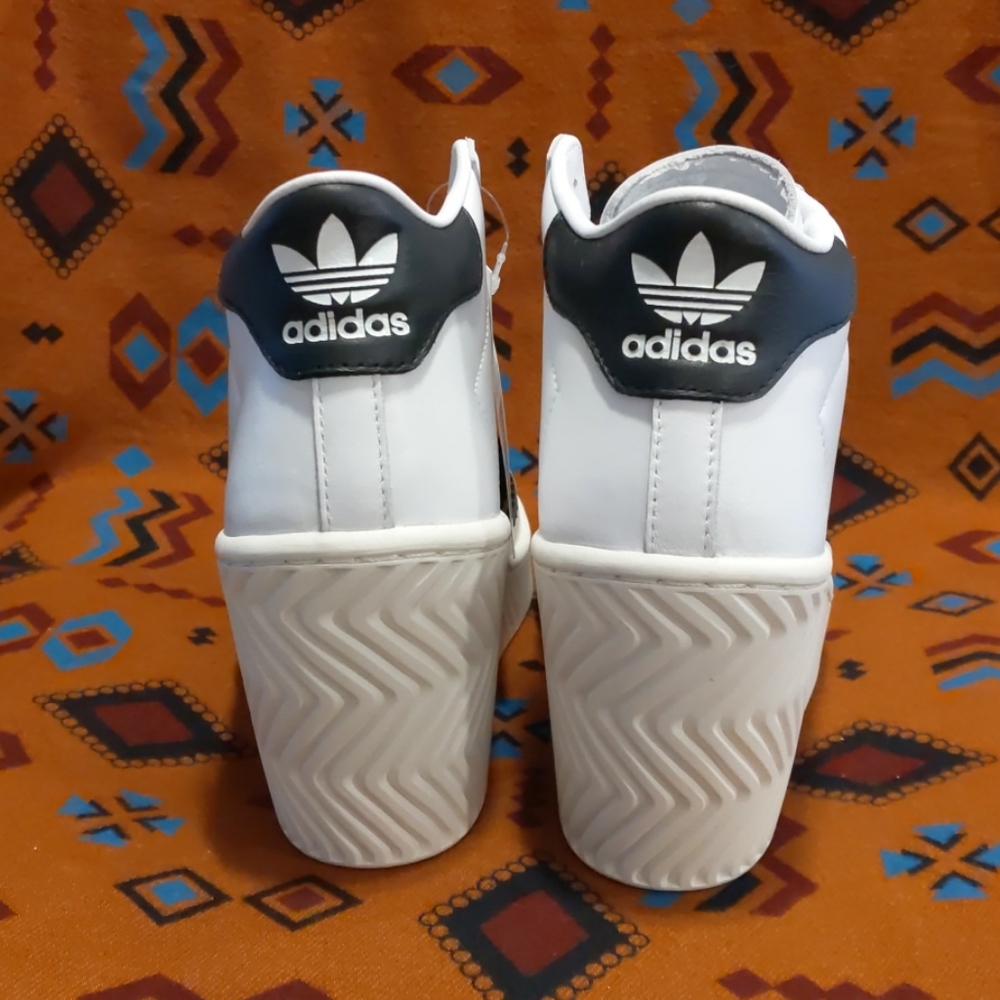 NWT adidas Originals Superstar Ellure Wedge Shoes - Picture 8 of 12